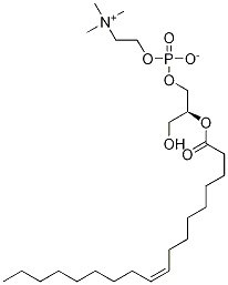 2-Oleoyl-sn-glycero-3-phosphocholine Structure