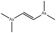 [(E)-1,2-Ethenediyl]bis(dimethylarsine) Struktur