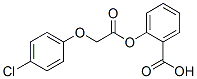 2-[[(4-Chlorophenoxy)acetyl]oxy]benzoic acid 结构式
