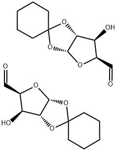 1,2-O-环亚乙基-Α-D-木五糖二醛-1,4-呋喃糖, 22250-05-1, 结构式