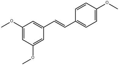 3,4',5-TRIMETHOXY-TRANS-STILBENE Structure