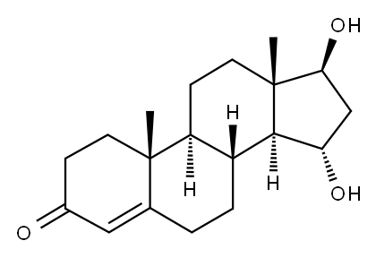 15α-羟基睾丸激素 结构式