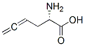 (2S)-2-アミノ-4,5-ヘキサジエン酸 化学構造式