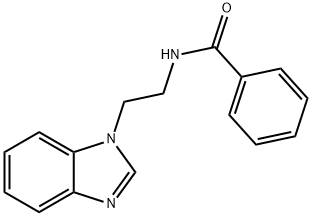 N-[2-(1H-Benzimidazol-1-yl)ethyl]benzamide Structure