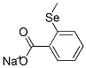 2-(メチルセレノ)安息香酸ナトリウム 化学構造式