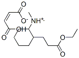 シクロヘキサンプロパン酸2-(ジメチルアミノ)エチル・(Z)-2-ブテン二酸 化学構造式