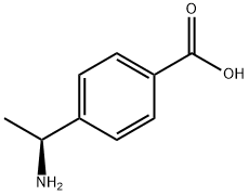 (S)-4-(1-氨基乙基)苯甲酸 结构式