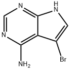 4-氨基-5-溴吡咯并[2,3-D]嘧啶, 22276-99-9, 结构式