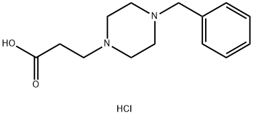 3-(4-BENZYL-PIPERAZIN-1-YL)-PROPIONIC ACIDDIHYDROCHLORIDE Structure