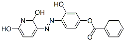 3-[[4-(Benzoyloxy)-2-hydroxyphenyl]azo]-2,6-pyridinediol Structure