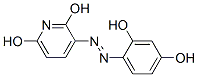 3-[(2,4-Dihydroxyphenyl)azo]-2,6-pyridinediol Structure