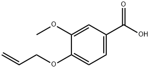 3-甲氧基-4-(丙-2-烯-1-基氧基)苯甲酸 结构式