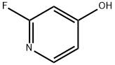 2-フルオロ-4-ヒドロキシピリジン 化学構造式