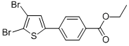 ETHYL 4-(4,5-DIBROMOTHIOPHEN-2-YL)BENZOATE Structure