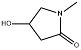 4-羟基-1-甲基吡咯烷-2-酮 结构式