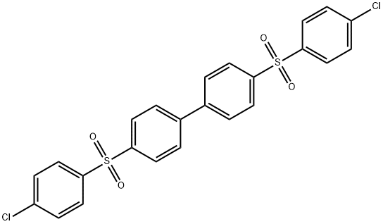 4,4'-Bis(4-chlorophenyl)sulfonyl-1,1'-biphenyl Structure