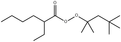 1,1,3,3-Tetramethylbutyl peroxy-2-ethylhexanoate Structure