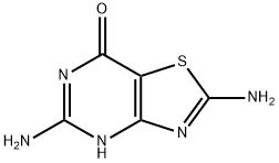 2,5-diaminothiazolo(4,5-d)pyrimidin-7-(6H)-one Structure