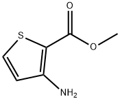Methyl 3-amino-2-thiophenecarboxylate  Struktur