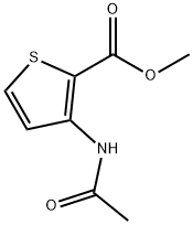 METHYL 3-(ACETYLAMINO)-2-THIOPHENECARBOXYLATE Struktur
