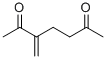 3-メチレン-2,6-ヘプタンジオン 化学構造式