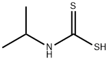 N-イソプロピルジチオカルバミド酸 化学構造式