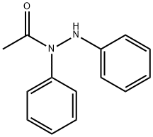 N-acetyl-1,2-diphenylhydrazine Struktur
