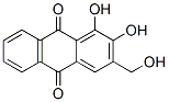 1,2-Dihydroxy-3-hydroxymethyl-9,10-anthraquinone 结构式