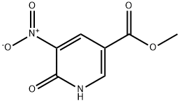 6-羟基-5-硝基吡啶-3-甲酸甲酯, 222970-61-8, 结构式