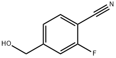 2-氟-4-羟基甲基苯甲腈,222978-02-1,结构式