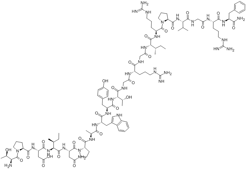 H-THR-PRO-ASP-ILE-ASN-PRO-ALA-TRP-TYR-THR-GLY-ARG-GLY-ILE-ARG-PRO-VAL-GLY-ARG-PHE-NH2 Structure