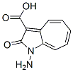 Cyclohepta[b]pyrrole-3-carboxylic acid, 1-amino-1,2-dihydro-2-oxo- (7CI,9CI) 结构式