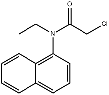 2-Chloro-N-ethyl-N-naphthalen-1-yl-acetamide 化学構造式
