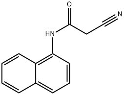 2-CYANO-N-NAPHTHALEN-1-YL-ACETAMIDE 化学構造式