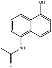 N-(5-hydroxy-1-naphthyl)acetamide Struktur