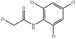2-氯-N-(2,4,6-三氯苯基)乙酰胺 结构式