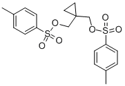 1,1-シクロプロパンビスメタノールジトシラート 化学構造式