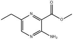 Pyrazinecarboxylic acid, 3-amino-6-ethyl-, methyl ester (7CI,8CI) 结构式