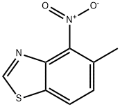 Benzothiazole, 5-methyl-4-nitro- (9CI) Struktur