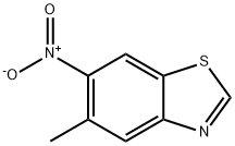 Benzothiazole, 5-methyl-6-nitro- (9CI) Struktur