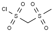 (METHYLSULFONYL)METHANESULFONYL CHLORIDE Struktur