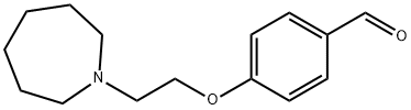 4-[2-(azepan-1-yl)ethoxy]benzaldehyde Structure
