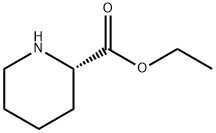 2-Piperidinecarboxylic acid, ethyl ester, (2S)- 化学構造式