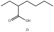zirconium tetra(2-ethylhexanoate) Struktur