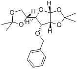 3-O-Benzyl-1,2:5,6-bis-O-isopropylidene-alpha-D-galactofuranose Struktur