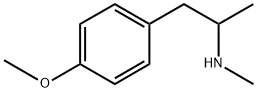 p-methoxy-N,alpha-dimethylphenethylamine Struktur