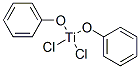 ジクロロジフェノキシチタン(IV) 化学構造式