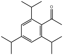 1-[2,4,6-トリス(1-メチルエチル)フェニル]エタン-1-オン 化学構造式