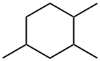 1,2,4-トリメチルシクロヘキサン 化学構造式