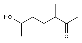 2-Heptanone, 6-hydroxy-3-methyl- (9CI) Structure